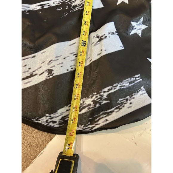 15 " Black White Vintage American Flag Spare Tire Cover Waterproof Dust-Proof - Picture 4 of 5